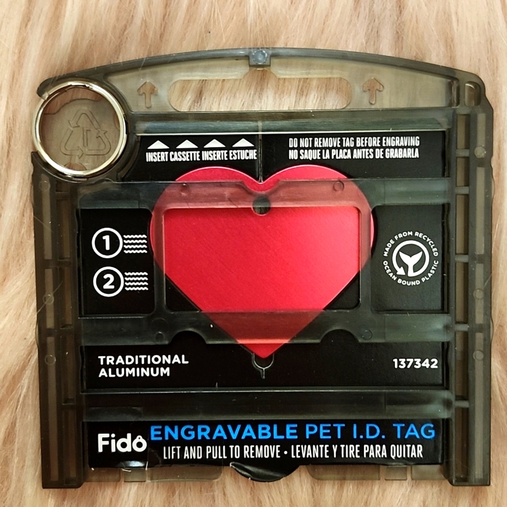Brand New FIDO ENGRAVABLE PET I.D. TAG